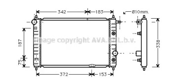 Теплообменник AVA QUALITY COOLING DWA2008