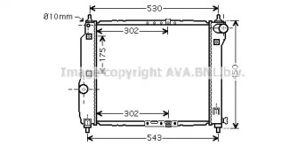 Теплообменник AVA QUALITY COOLING DWA2066