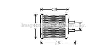 Теплообменник AVA QUALITY COOLING DWA6088