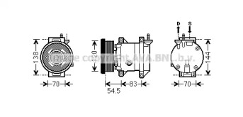 Компрессор AVA QUALITY COOLING DWK091