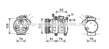 Компрессор AVA QUALITY COOLING DWK099