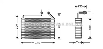 Испаритель AVA QUALITY COOLING DWV047