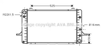 Теплообменник AVA QUALITY COOLING FD2051