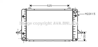 Теплообменник AVA QUALITY COOLING FD2053