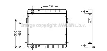 Теплообменник AVA QUALITY COOLING FD2057