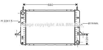 Теплообменник AVA QUALITY COOLING FD2140