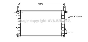 Теплообменник AVA QUALITY COOLING FD2198