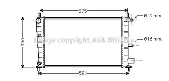 Теплообменник AVA QUALITY COOLING FD2217