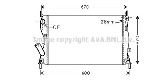 Теплообменник AVA QUALITY COOLING FD2408