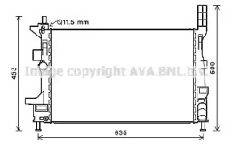 Теплообменник AVA QUALITY COOLING FD2578