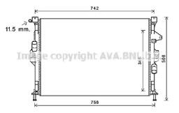 Теплообменник AVA QUALITY COOLING FD2581