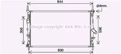 Теплообменник AVA QUALITY COOLING FD2628