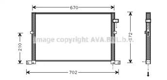 Конденсатор AVA QUALITY COOLING FD5334