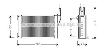 Теплообменник AVA QUALITY COOLING FD6095