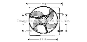 Вентилятор AVA QUALITY COOLING FD7516