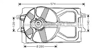 Вентилятор AVA QUALITY COOLING FD7517