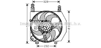 Вентилятор AVA QUALITY COOLING FD7522