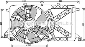 Вентилятор AVA QUALITY COOLING FD7548