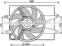 Вентилятор AVA QUALITY COOLING FD7553