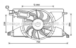 Вентилятор AVA QUALITY COOLING FD7608