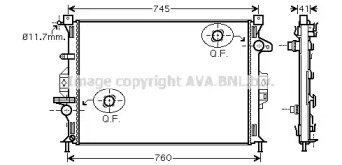 Теплообменник AVA QUALITY COOLING FDA2424