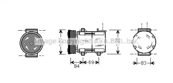 Компрессор AVA QUALITY COOLING FDAK167