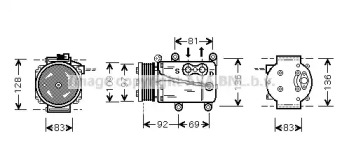 Компрессор AVA QUALITY COOLING FDAK171