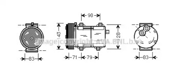 Компрессор AVA QUALITY COOLING FDAK279