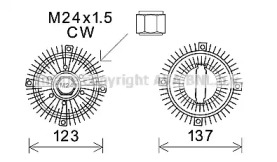 Сцепление AVA QUALITY COOLING FDC446