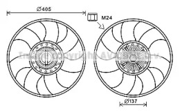 Вентилятор AVA QUALITY COOLING FDC609