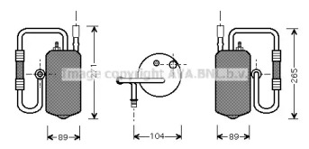 Осушитель AVA QUALITY COOLING FDD349