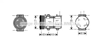 Компрессор AVA QUALITY COOLING FDK322