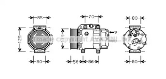 Компрессор AVA QUALITY COOLING FDK378