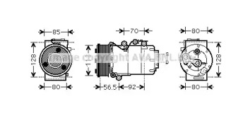 Компрессор AVA QUALITY COOLING FDK497