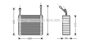 Испаритель AVA QUALITY COOLING FDV358