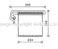 Испаритель AVA QUALITY COOLING FDV458