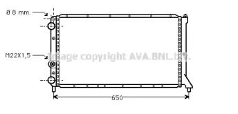 Теплообменник AVA QUALITY COOLING FT2051