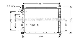 Теплообменник AVA QUALITY COOLING FT2109