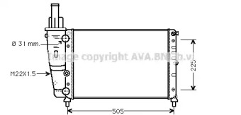 Теплообменник AVA QUALITY COOLING FT2138