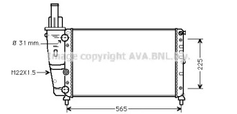 Теплообменник AVA QUALITY COOLING FT2139