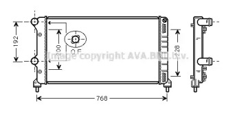 Теплообменник AVA QUALITY COOLING FT2250