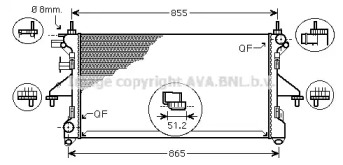 Теплообменник AVA QUALITY COOLING FT2398