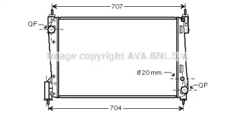 Теплообменник AVA QUALITY COOLING FT2400