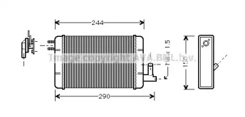 Теплообменник AVA QUALITY COOLING FT6091