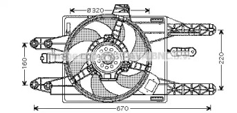 Вентилятор AVA QUALITY COOLING FT7549