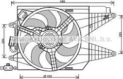 Вентилятор AVA QUALITY COOLING FT7566