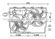 Вентилятор AVA QUALITY COOLING FT7587