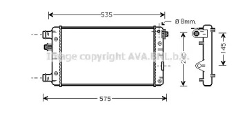 Теплообменник AVA QUALITY COOLING FTA2239