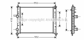 Теплообменник AVA QUALITY COOLING FTA2249