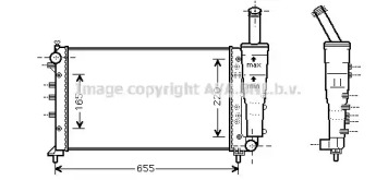 Теплообменник AVA QUALITY COOLING FTA2299